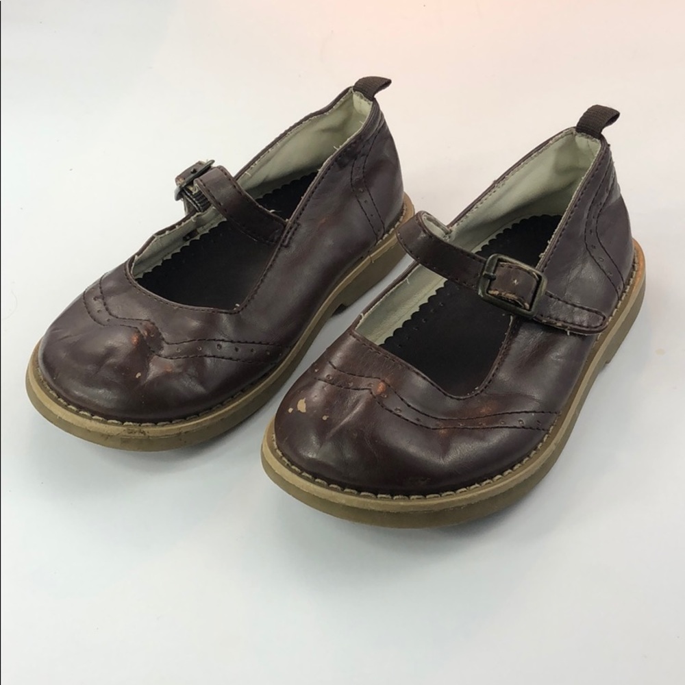 Gap Mary Jane Girl Brown Shoes